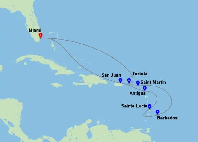 Caraïbes Sud et Est