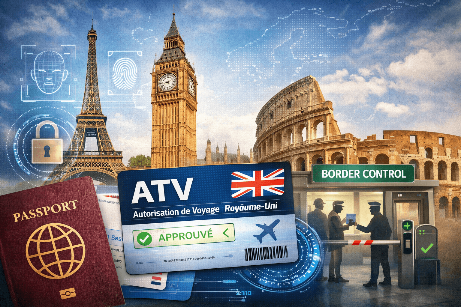 Nouvelles exigences d'autorisation de voyage en Europe