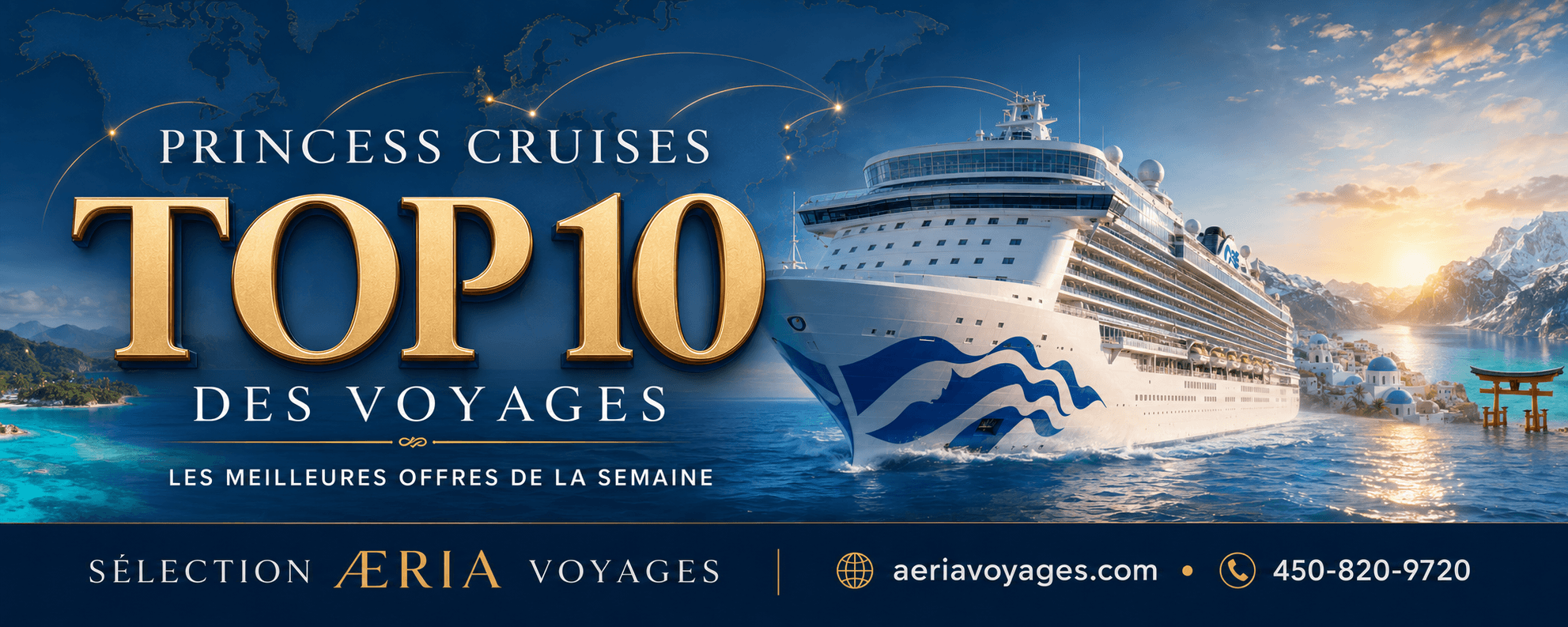 Les 10 meilleures offres Princess Cruises de la semaine